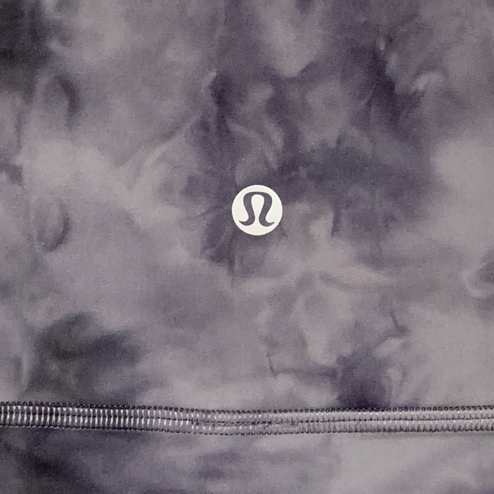 Lululemon Groove Super-High-Rise Flared Pant Nulu Diamond Dye Pitch Grey Size 8 - Picture 14 of 15